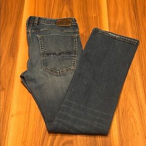 Diesel Zatiny Regular Bootcut Men's Blue Jeans, W30, L/32